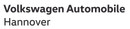 Logo Volkswagen Automobile Hannover GmbH